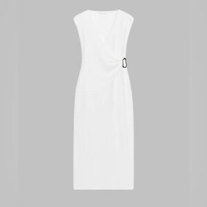 Zara Twill White Wrap Dress NWT Size Medium